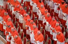 La Iglesia Católica cuenta con 252 cardenales. Unos 135 tienen derecho a voto en el cónclave.