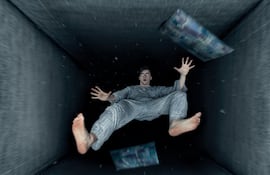 Soñar que uno cae al vacío, imagen ilustrativa.