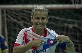 Joana Galeano, experimentada jugadora y una de las goleadoras de Cerro Porteño.