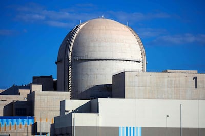Un edificio de la central nuclear de Barakah, en los Emiratos Árabes Unidos. (Imagen de archivo)