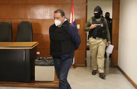 Juan José Dubini Franco, en su audiencia de imposición de medidas hecha el 30 de julio de 2021.