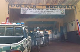 Sede de la Dirección Departamental de Amambay de la Policía Nacional.
