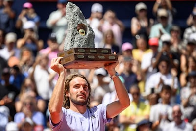 Stefanos Tsitsipas (27 años), campeón en Gstaad, Suiza.