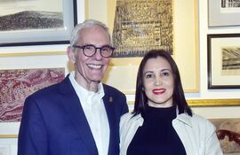 José Daniel Nasta y Laura López.