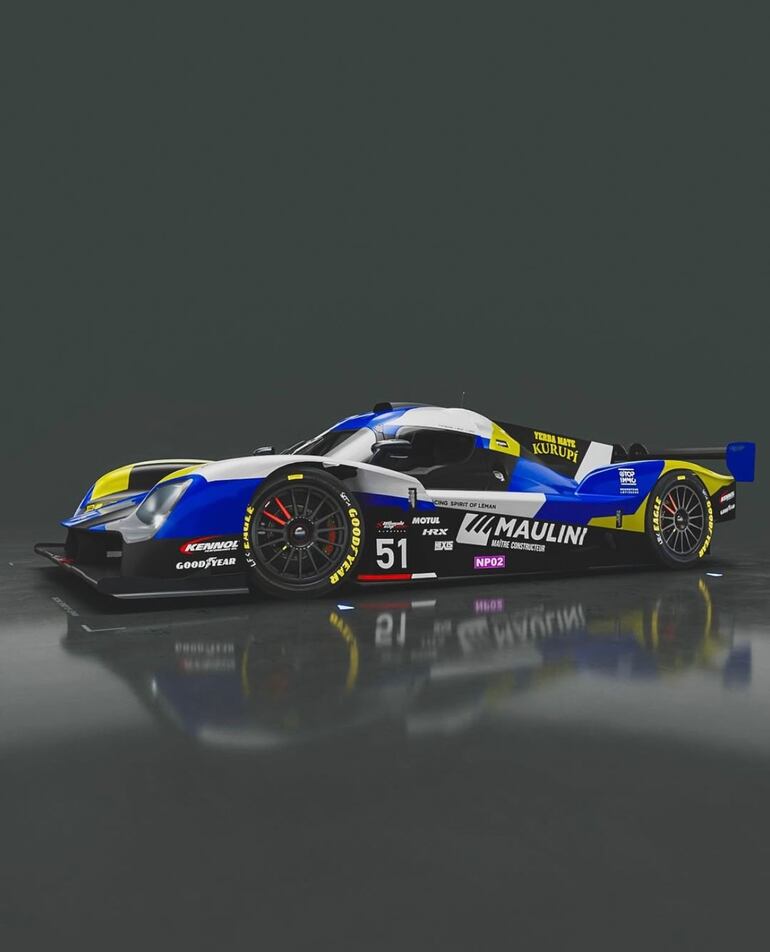 Este es el auto que utilizará el paraguayo Óscar Bittar en la European Endurance Prototype Cup, que es un Nova NP02-Proto. 