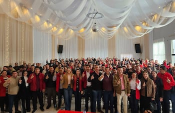 Freddy D'ecclesiis y Carlos Giménez se reúnen con candidatos a intendentes y concejales de San Pedro.