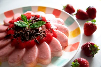 Bavaroise frutos rojos.