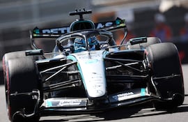 George Russell, piloto de Mercedes, fue el más rápido en la FP1.