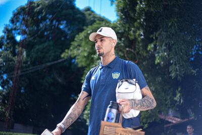 Gonzalo Adrián Falcón llegó al Sportivo Luqueño a principios de 2023 y disputó 41 partidos con la casaca auriazul.