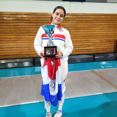 Amara Martínez logró subir al podio con la medalla de bronce en Buenos Aires, Argentina.