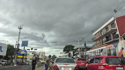 Imagen ilustrativa del cielo nublado en Asunción, pronóstico de lluvias.