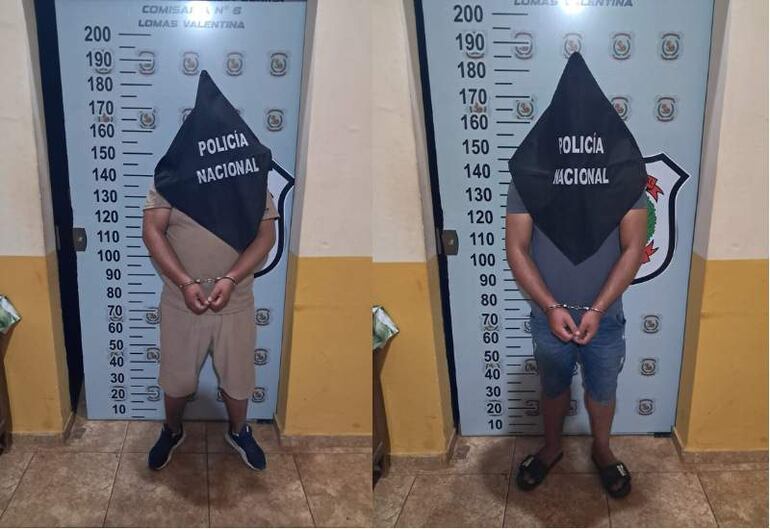 José Concepción Rodríguez y Cayetano Larramendia Rodríguez fueron detenidos por agredir a personal del Hospital Regional de Villarrica.