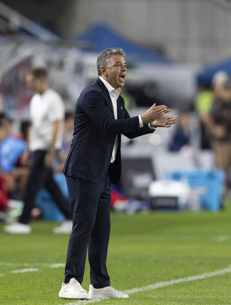 Marcelo Gallardo, debut con derrota como seleccionador de Ecuador.