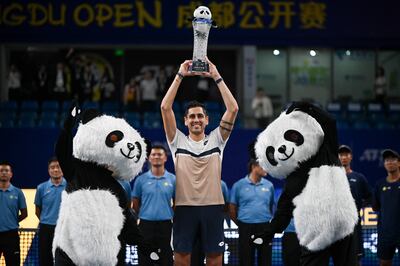 Alejandro Tabilo, campeón en Chengdu, China.