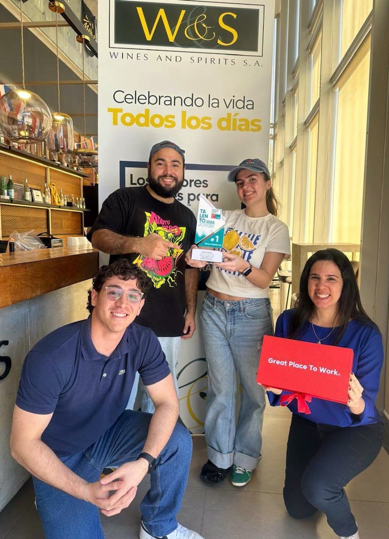 Wine&Spirits destacó en la categoría 51 a 250 colaboradores entre los mejores lugares para trabajar de talentos jóvenes.