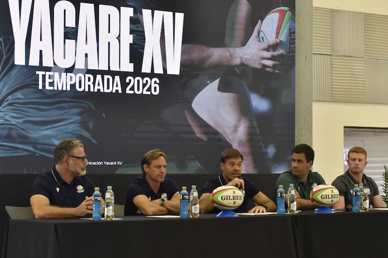 Gustavo Borgognon, titular de la URP, en la rueda de prensa.
