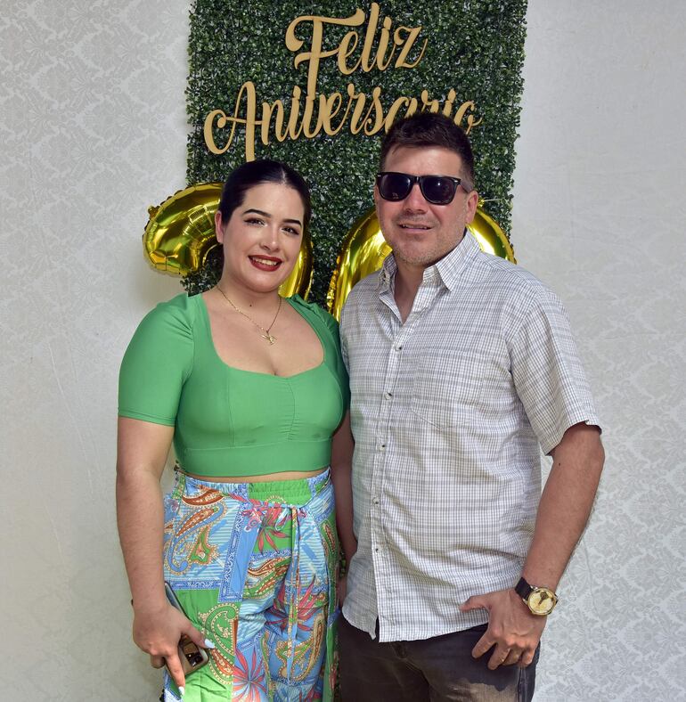 Cristel Carballo y Diego Velázquez.