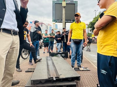 Una gran indignación generó la aparición de una imagen "anti Paraguay" en las pantallas.