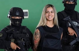 La actitud de Tatiana Marset se viralizó rápidamente en redes sociales. También levantó interrogantes de si sería una actitud desafiante o consecuencia de los nervios, tras su detención.
