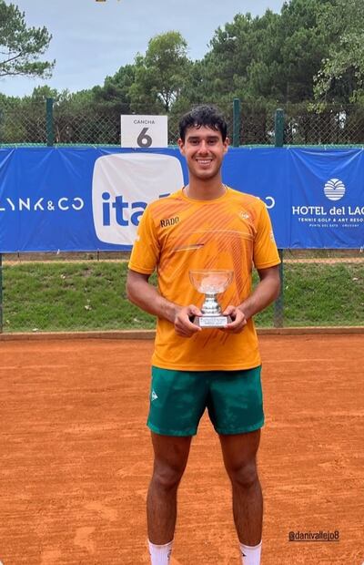 En Punta del Este, Dani Vallejo ganó su primer torneo del año.