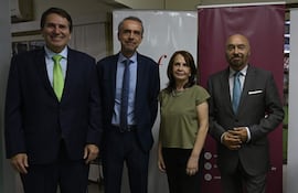 José Antonio Moreno, Christophe Chavagneux, Graciela Brizuela y Pierre Christian Soccoja.