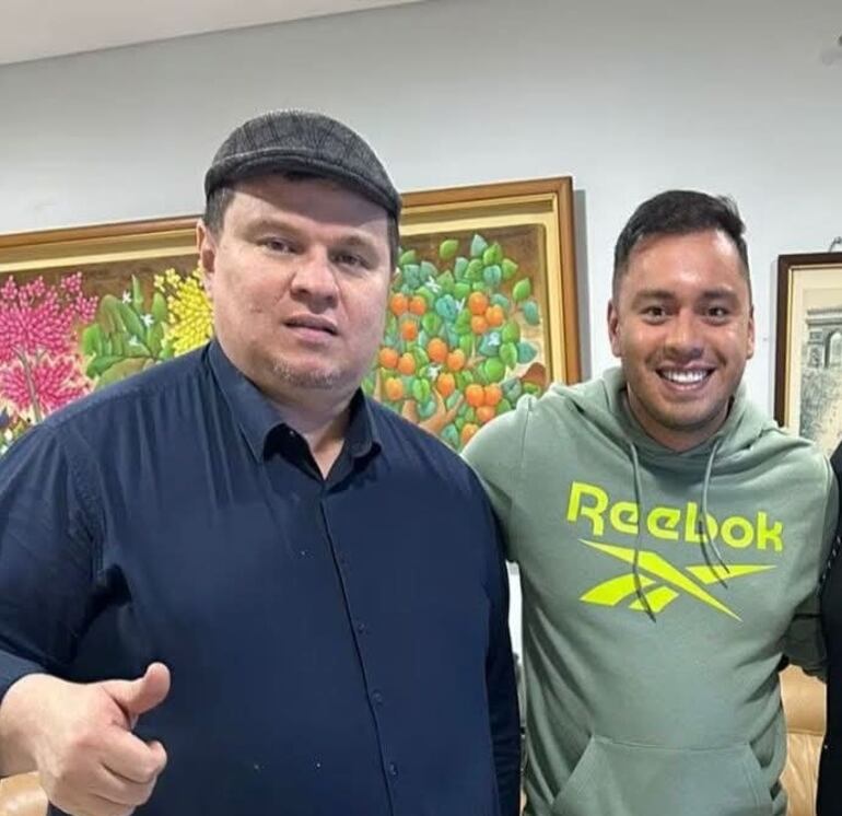 Dionisio Amarilla y Miguel Prieto en junio de 2025.
