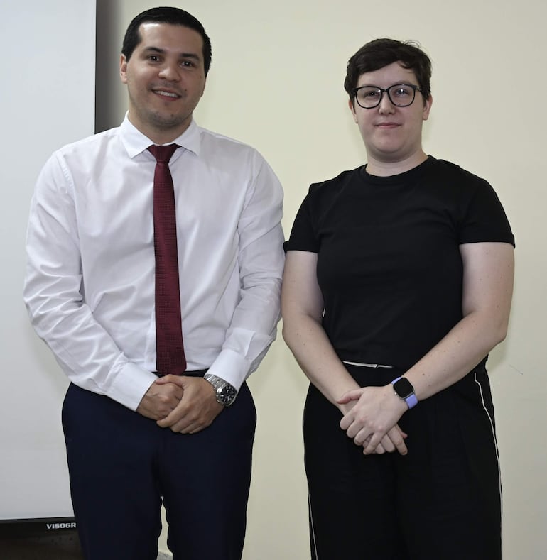 Jorge Melgarejo y Cécile Jouannard.