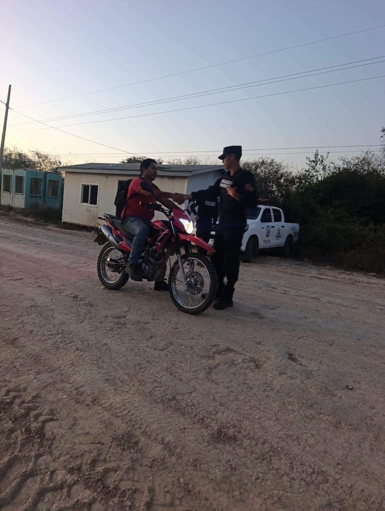 Los controles se realizan a cualquier hora del dia