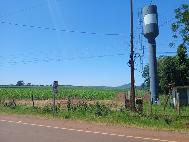 Un cultivo en la compañía Yroysa se encuentra a escasos 30 metros del pozo de una junta de saneamiento.
