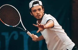 Quentin Folliot, tenista francés suspendido por su vinculación con una red de amaño de partidos.