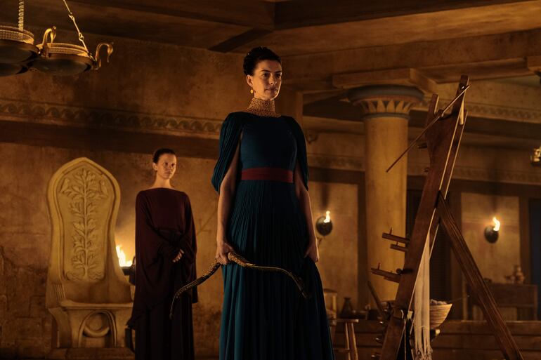 Anne Hathaway en una escena de la película "La Odisea".