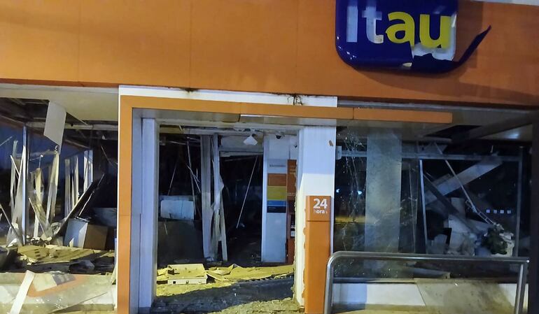 Ataque al banco Itaú en Katueté.