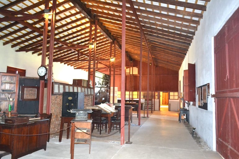El Museo Vivo de la exestación del tren de Sapucái, uno de los atractivos turísticos para visitar durante el feriado largo.