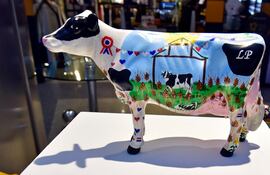 Escultura de la artista Matete Recalde en la subasta.