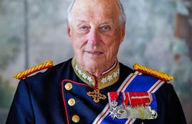 El rey Harald V de Noruega.