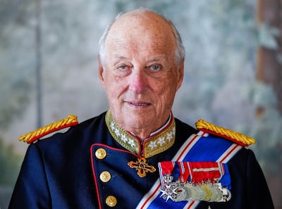 El rey Harald V de Noruega.