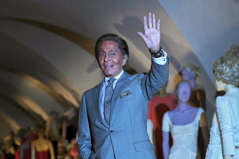 El funeral de Valentino será el viernes 23 de enero en Roma. (CARL COURT / AFP)