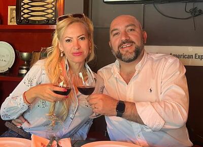 La concejala lambareña Carolina González y su esposo, el exdiputado Orlando Arévalo.