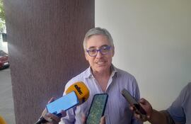 Césaer Ruiz Díaz, representante de Cetrapam, dijo que mañana podría levantarse el paro, pero todo depende del diálogo que se de en la tripartita programada.