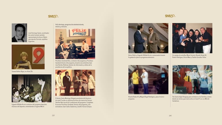 Una joya bibliográfica llena de recuerdos e historia de la Tv paraguaya.