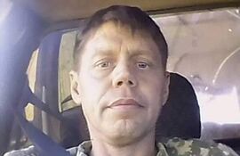 El militar Yony Eisenkolbl Meza, detenido.