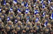 Soldados salvadoreños durante un desfile militar en San Salvador, el pasado 15 de septiembre.