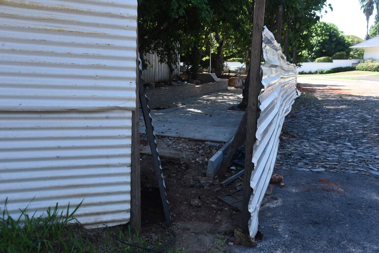 Plaza Naciones Unidas del barrio Mburicaó de Asunción.