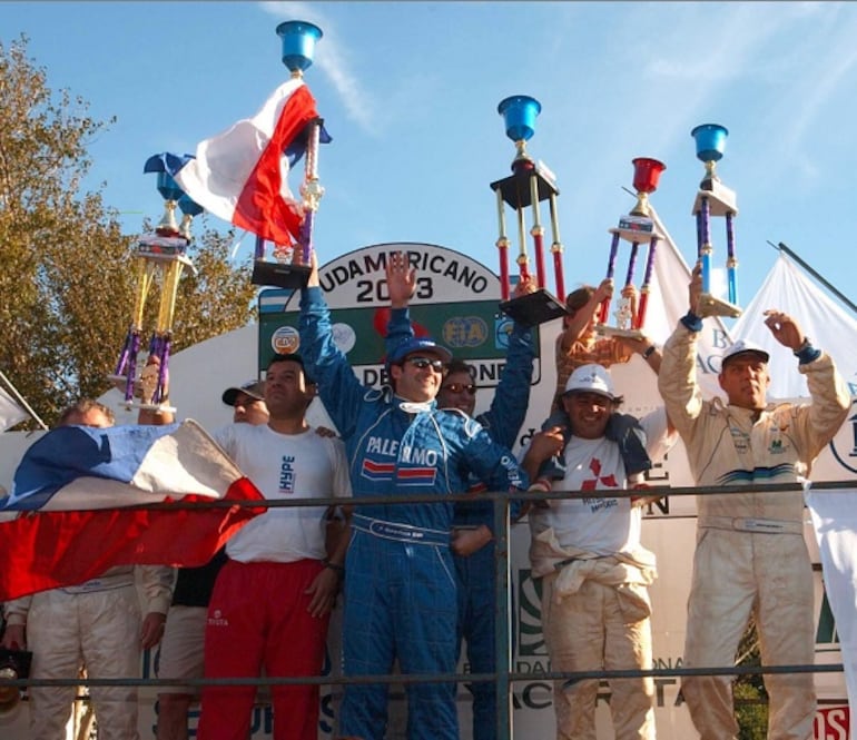 Francisco “Pancho” Gorostiaga (+), otro paraguayo que ganó dos veces el Rally del Atlántico.