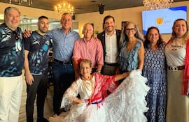 Participación paraguaya en el almuerzo solidario de Teletón.