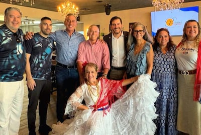 Participación paraguaya en el almuerzo solidario de Teletón.