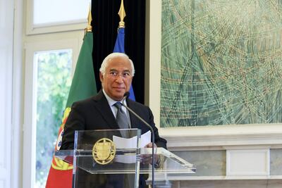 El primer ministro de Portugal, António Costa.