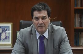 Ministro Gustavo Santander Dans, miembro de la Sala Constitucional de la Corte Suprema de Justicia.