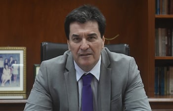 El ministro de la Corte Suprema de Justicia, Gustavo Santander.