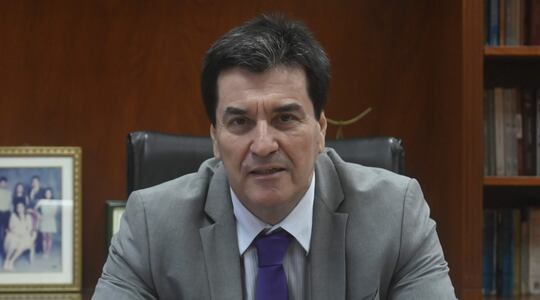 El ministro de la Corte Suprema de Justicia, Gustavo Santander.